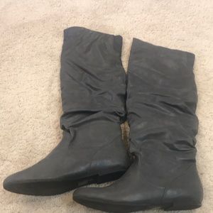 New Pravda Over the Knee Grey Boots - Sz 40